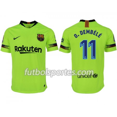 Camisetas FC Barcelona O. DEMBELE 11 Segunda Equipacion 2018/2019